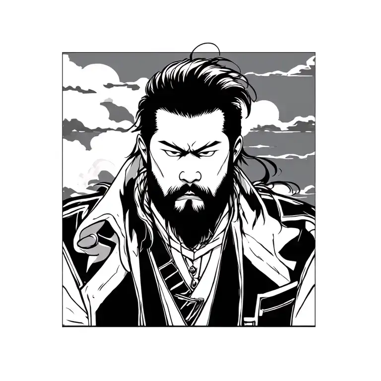 Big Boss In Japanese Style With Hannyah Elements