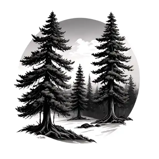 Pine Tree Forest