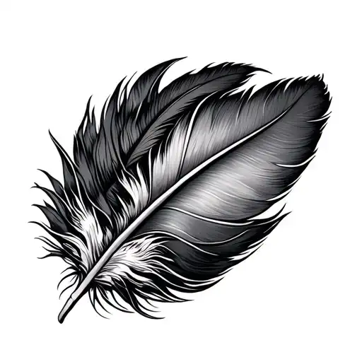 Feather For Hand