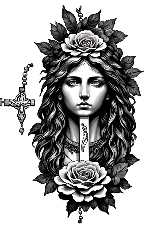 Rosary Around Forearm