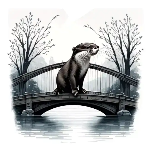 Otter And Bridge