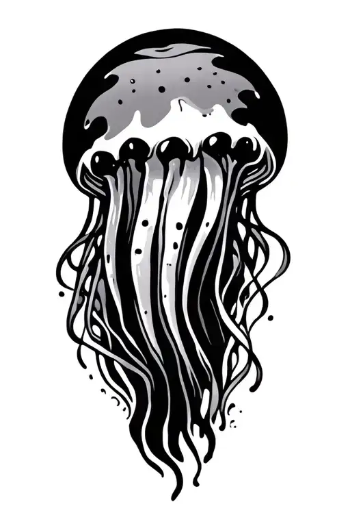 M-dot Triathlon Logo Surrounded By Jellyfish