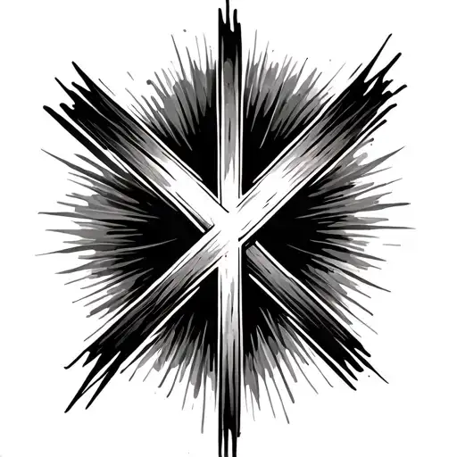 A Cross Through A Thick And Thin Line