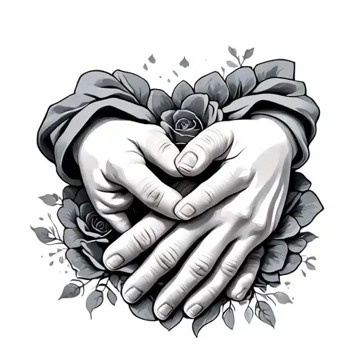 Baby Hands Tattoo idea