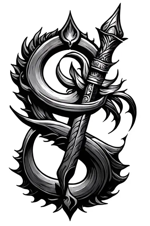 Shiv Symbol Prominently