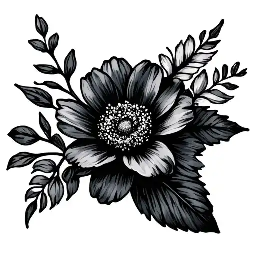 Dainty Flower Arm Band With Coordinates