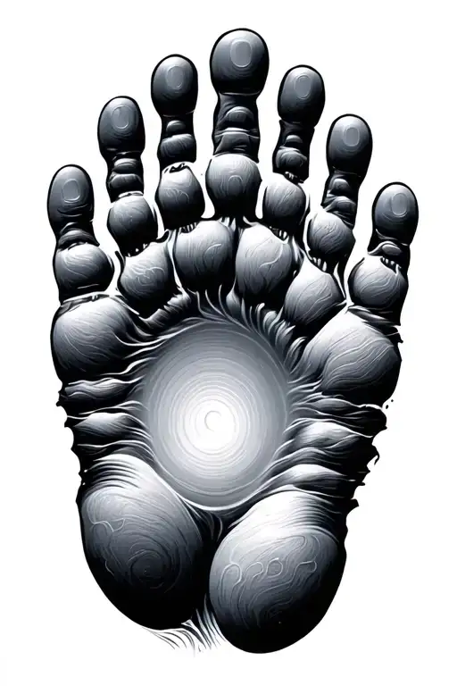 Baby Footprint Tattoo idea