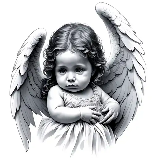 Angel Baby Tattoo idea