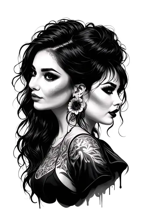 Tamara And Regine May Grafitti