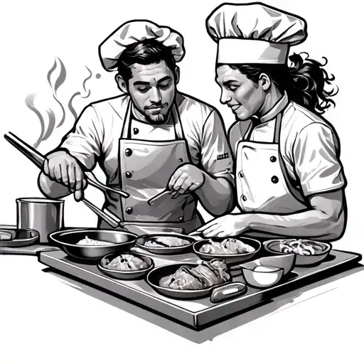 Pilot And Chef Cooking Up A Storm