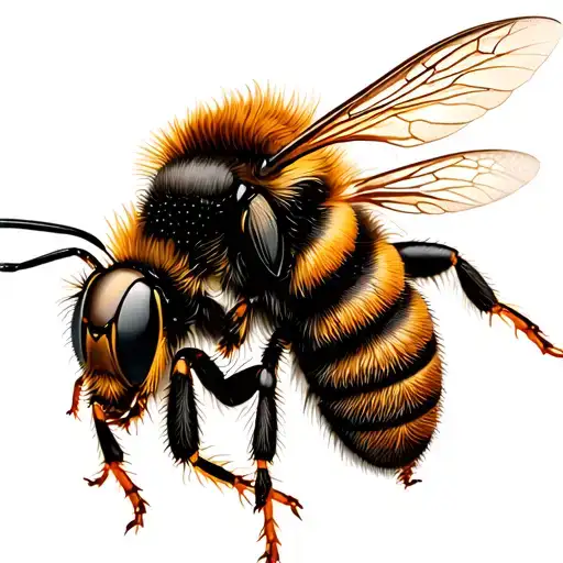 Honey Bee And Hive Transforming Tattoo idea