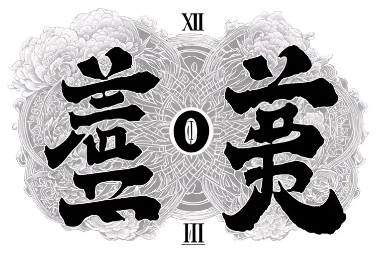 Chinese Words With Roman Numerals