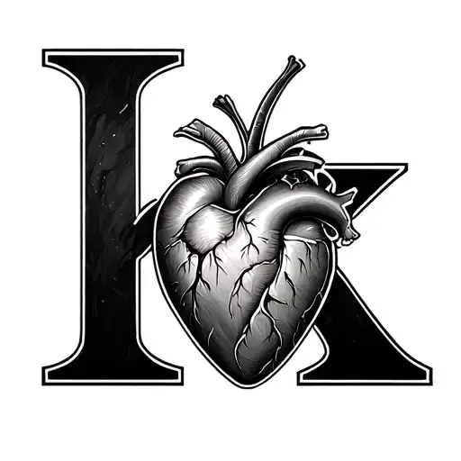 K With A Heart