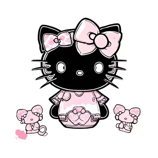 Geraldene With Hello Kitty At 2 Ends