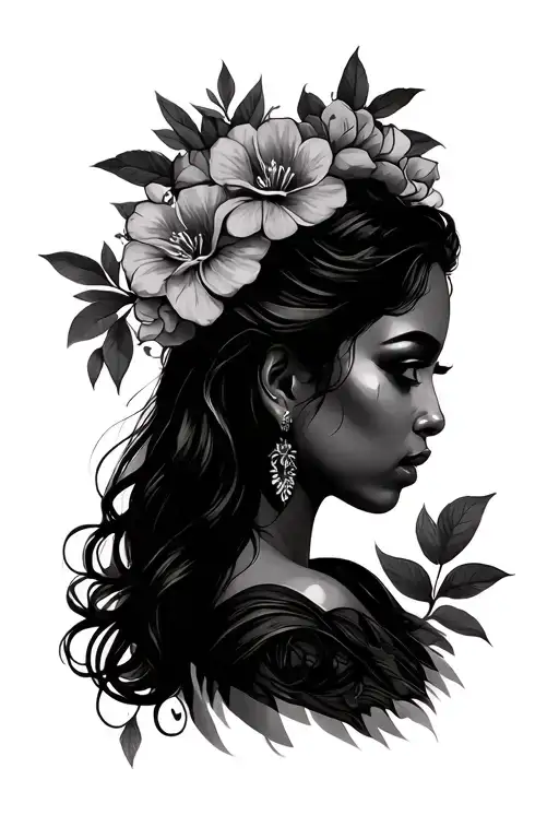 Strong Latina Inspired Tattoo Minimal