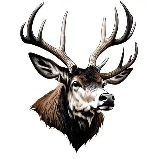 Realistic Elk Antler