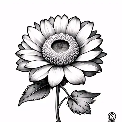 Chrysanthemum And Feather