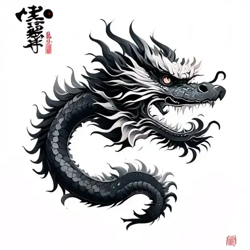 Chinese Dragon Tattoo idea