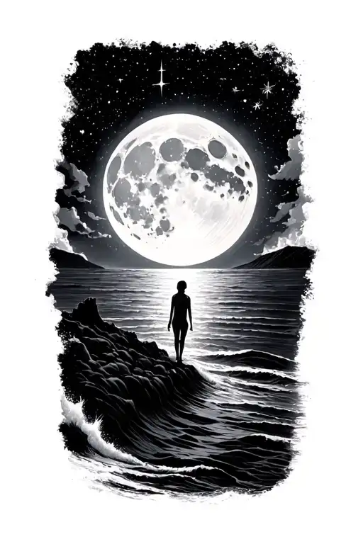 My Light Shall Be The Moon In The Path The Ocean