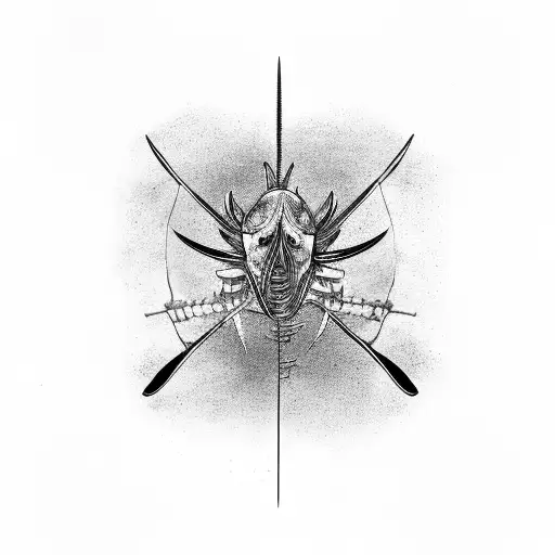 A Skeleton Of A Bluefin Tuna