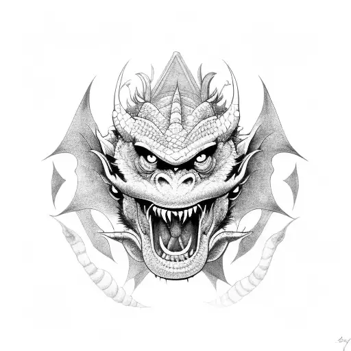 Dragon Samari Monkey And Dragon