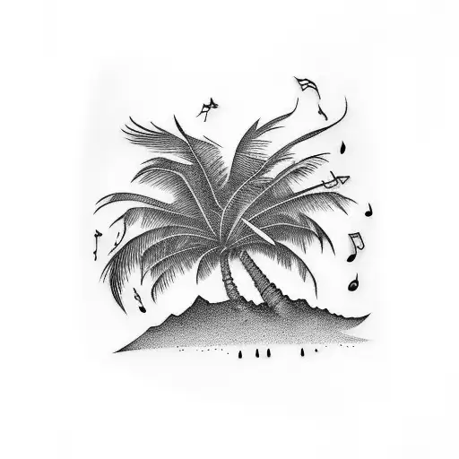 Palm Tree With Music