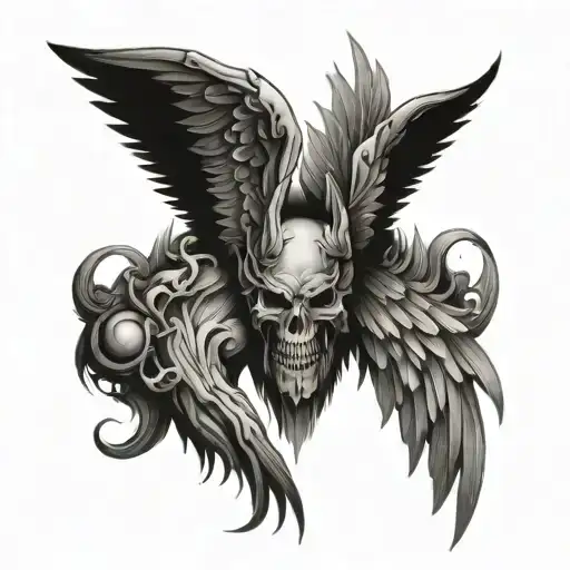 Angel And Demon Wing