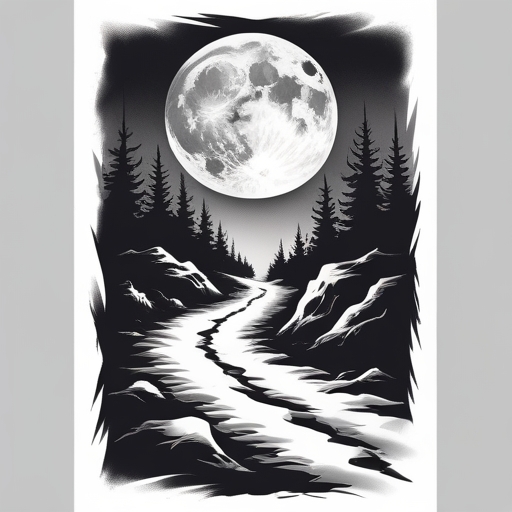 Frost’s Moonlit Path