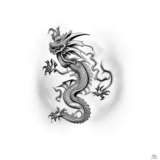 Dragon Saliendo De Huevo