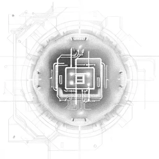 Intricate Circuit Board Design With A Hidden Autism Symbol