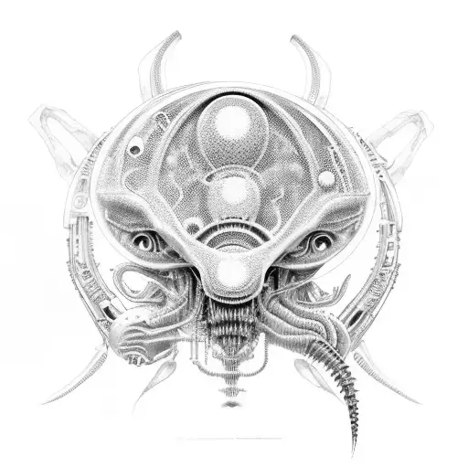 Bio Mechanical Alien