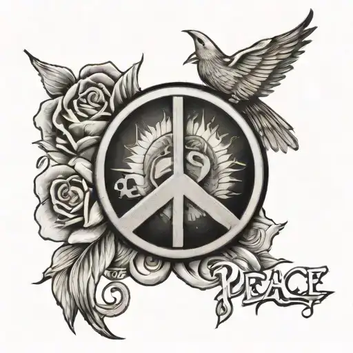 Tattoo With The Words Peace Prosperity Patience And Make It Biblical