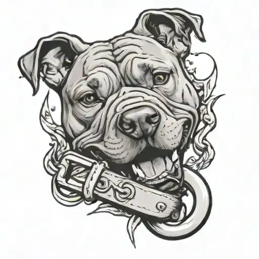 Pitbull Bites And Tears Handcuffs