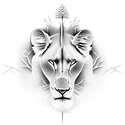 Tree Of Life Lioness