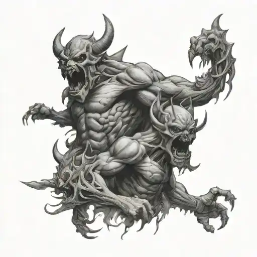 Inner Demons Fighting To Get Out