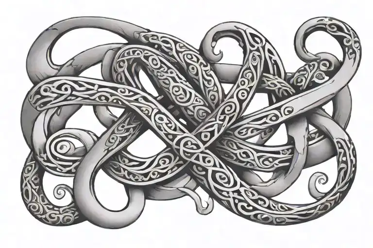 Infinity Symbol Intertwined With I Love You To Infinity