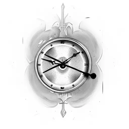 Clock With A Eye Within The Design