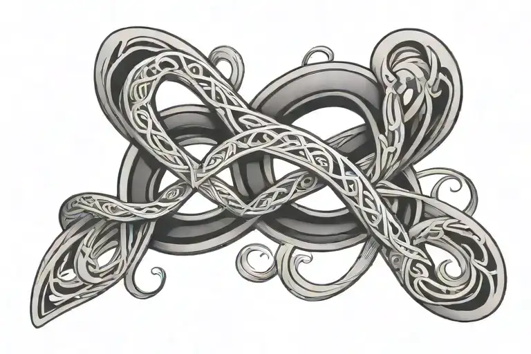 Infinity Symbol Intertwined