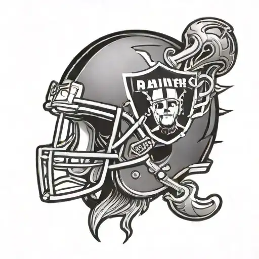 The Raiders Football Logo