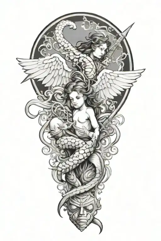 Scorpio And Pisces Children Protected By An Angel