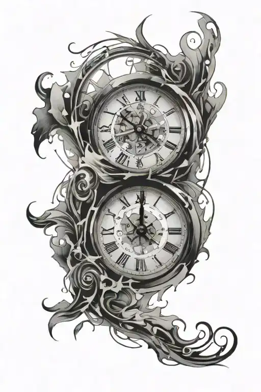 Broken Clock Face