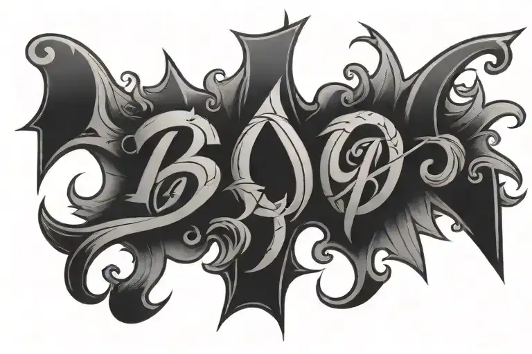 Lettering Baca