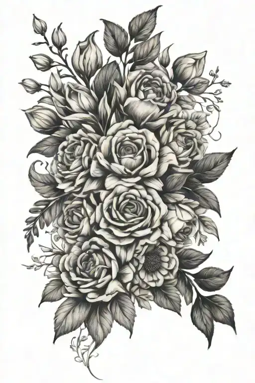 Birth Flower Bouquet