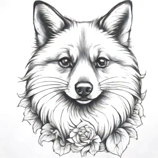 Pomeranaian Little Snout No Flowers