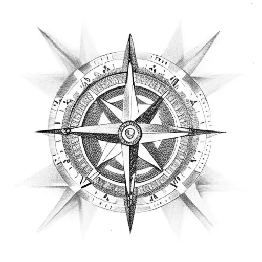 Cool Freemason Compass