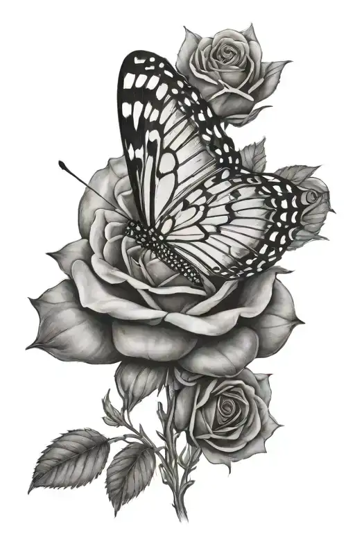 Rose Butterfly