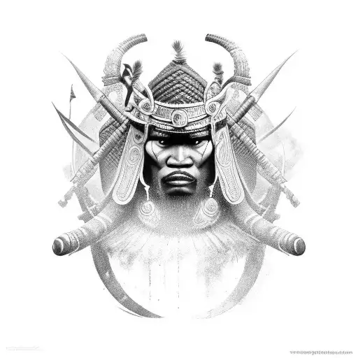 Taini Ndian Warrior Tribal