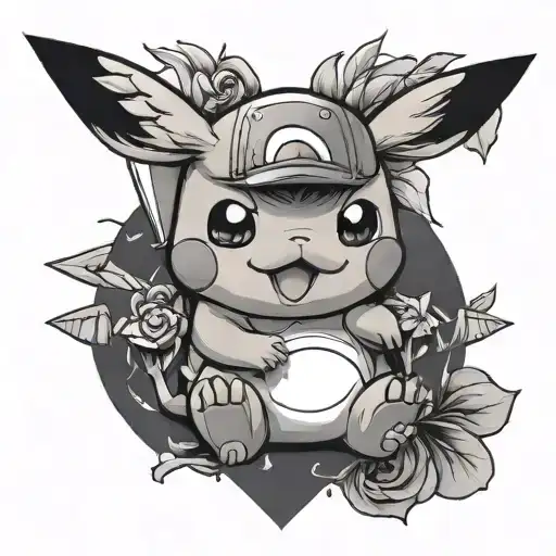 Pikachu Love Bulbizarre