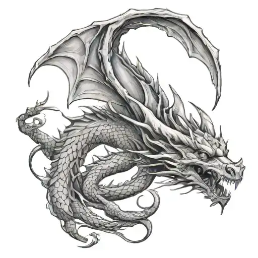 Dragon Heaf Half Alive Half Dead