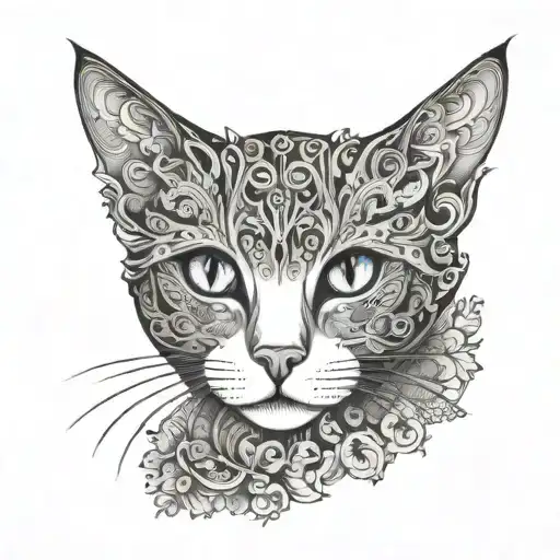 A Cat Made Of Lace